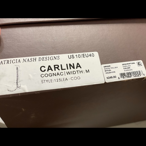 Patricia Nash Brown Heeled Boots with Elegant Design - Picture 3 of 5